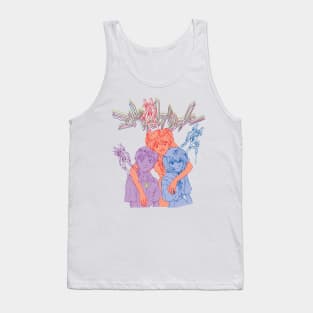 Shinji and friends EVA 01 02 00 Tank Top